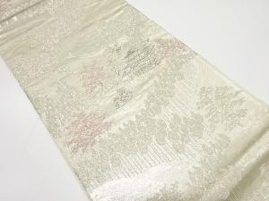 アンティーク 金閣寺風景模様織り出し袋帯(着用可)